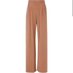 Gorgeous Fleur De Mal Wide Leg Pants Silk Kourtney Kardashian Pink Blush